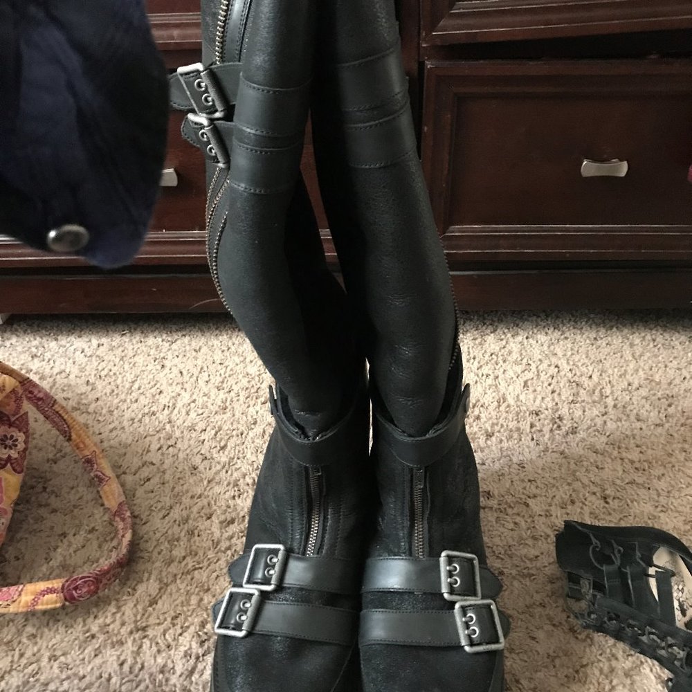 Moto Punk Ugg Over the Knee boots
